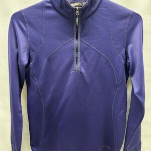 Marmot 1/4 Zip Pull Over Purple Jacket Mock Neck Women's Size Medium